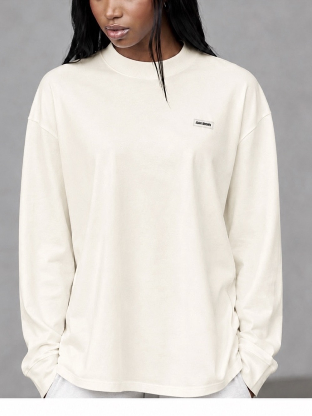 ♡ Joah Brown Long Sleeve Logo Tee